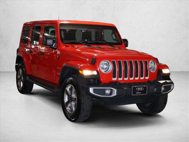 Used 2021 Jeep Wrangler Unlimited Sahara w/ Uconnect 4C Nav & Sound Group AWD/4WD image 3