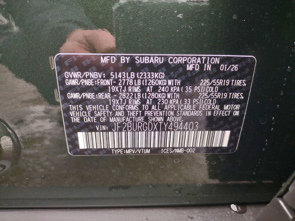 New 2026 Subaru Outback Limited XT image 30