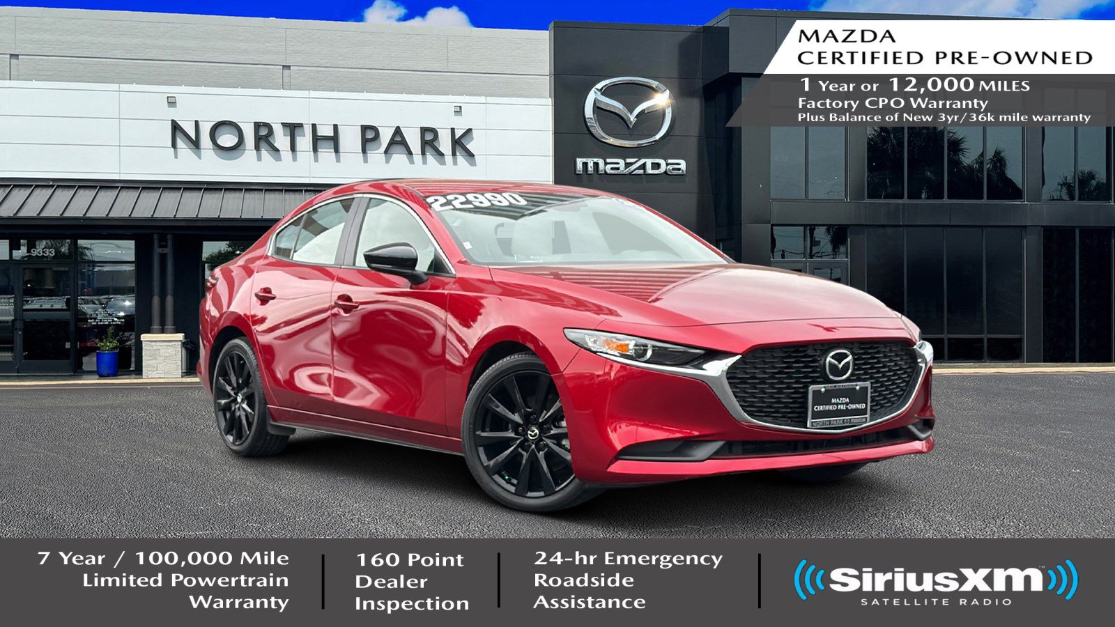 Certified 2024 MAZDA MAZDA3 s FWD image 1