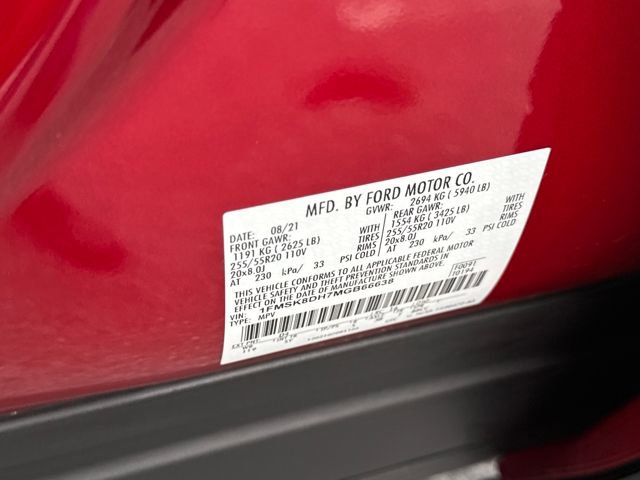 Used 2021 Ford Explorer XLT w/ Equipment Group 202A image 30