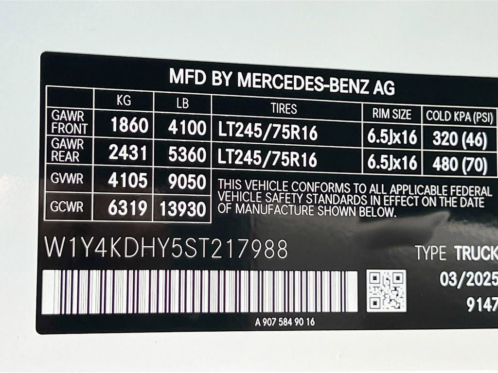 New 2025 Mercedes-Benz Sprinter 2500 image 23