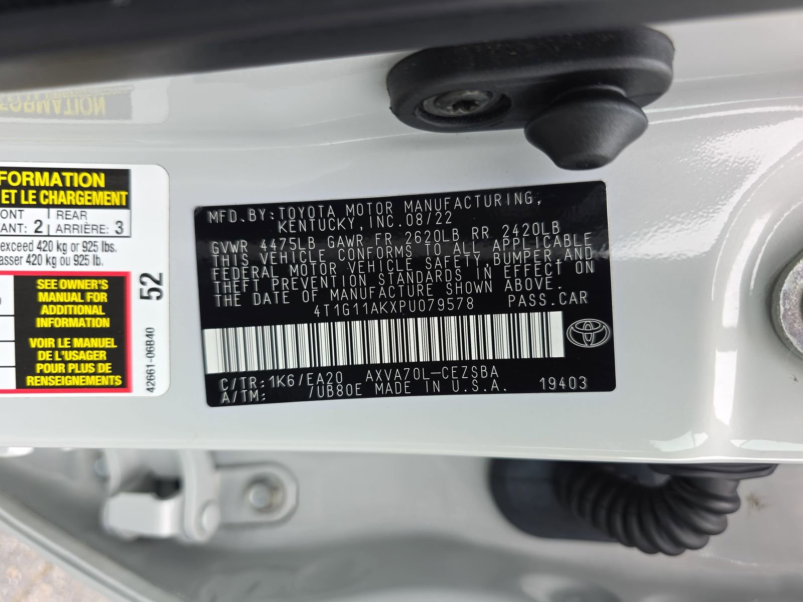 Used 2023 Toyota Camry SE FWD image 33