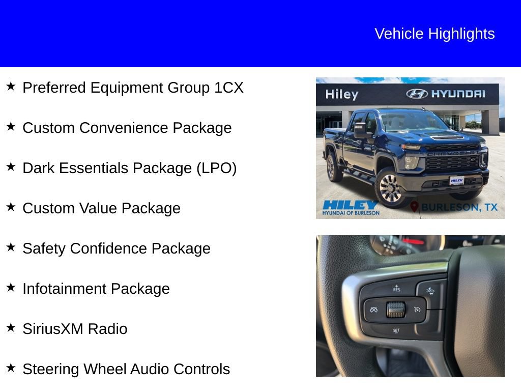Used 2021 Chevrolet Silverado 2500 Custom w/ Custom Value Package AWD/4WD image 9