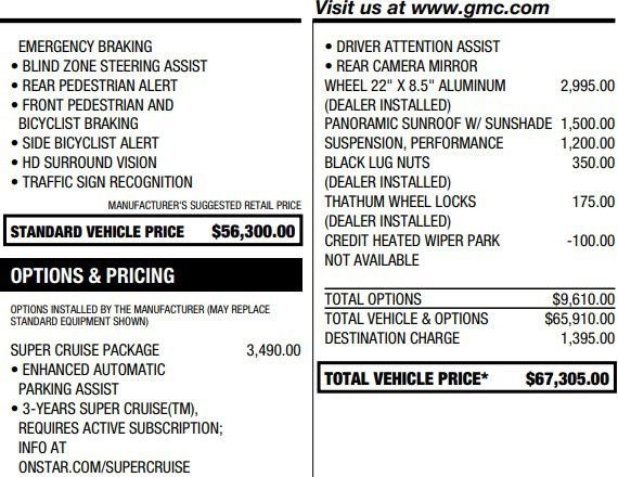 Used 2024 GMC Acadia Denali w/ Super Cruise Package AWD/4WD image 2