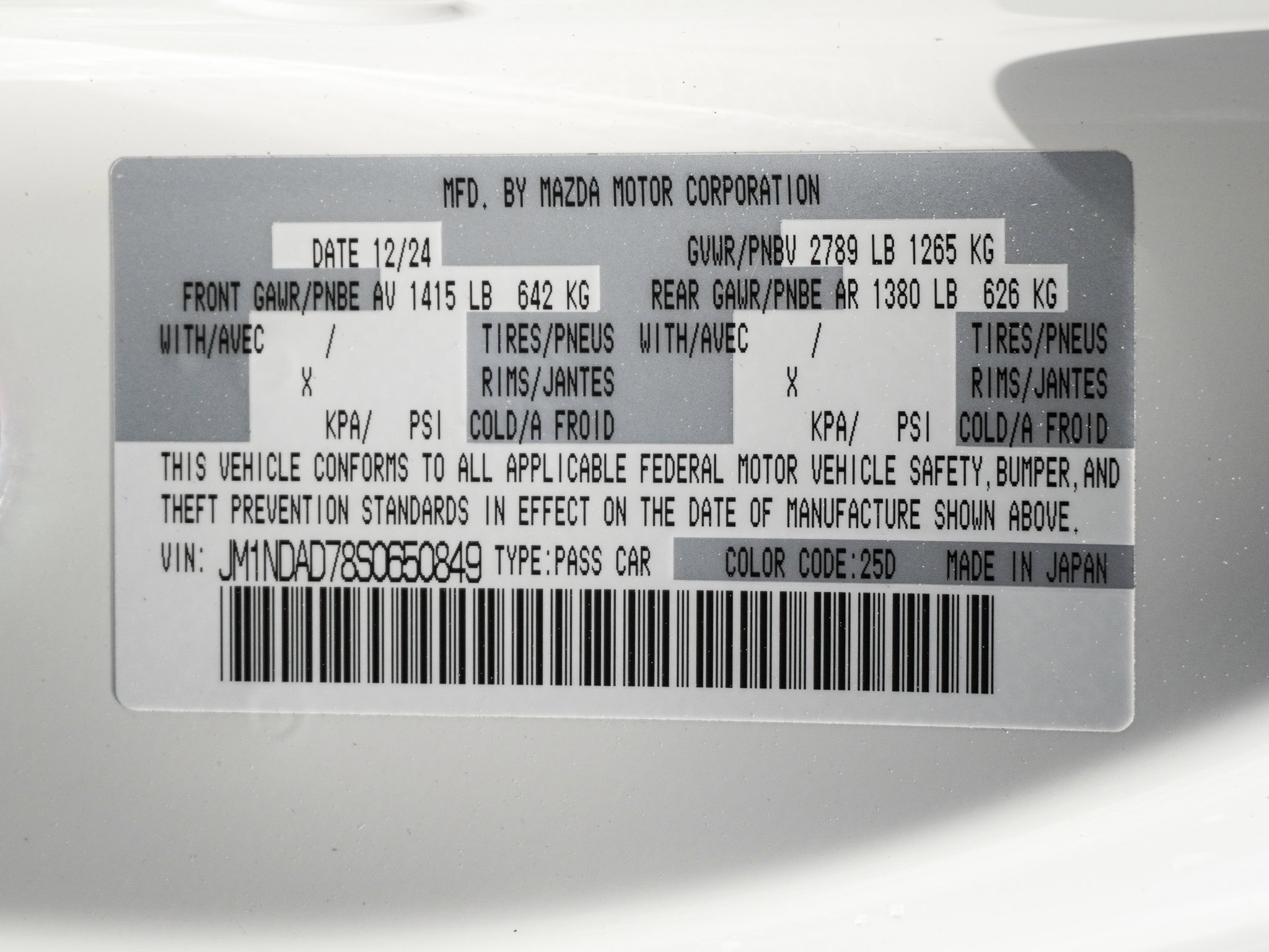 Certified 2025 MAZDA MX-5 Miata Grand Touring image 37