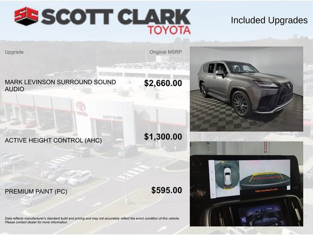 Used 2024 Lexus LX 600 F Sport AWD/4WD image 8