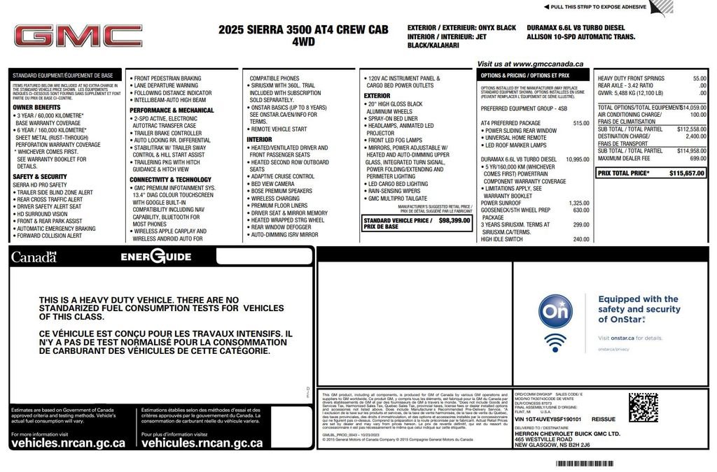 Used 2025 GMC Sierra 3500 AT4 image 3