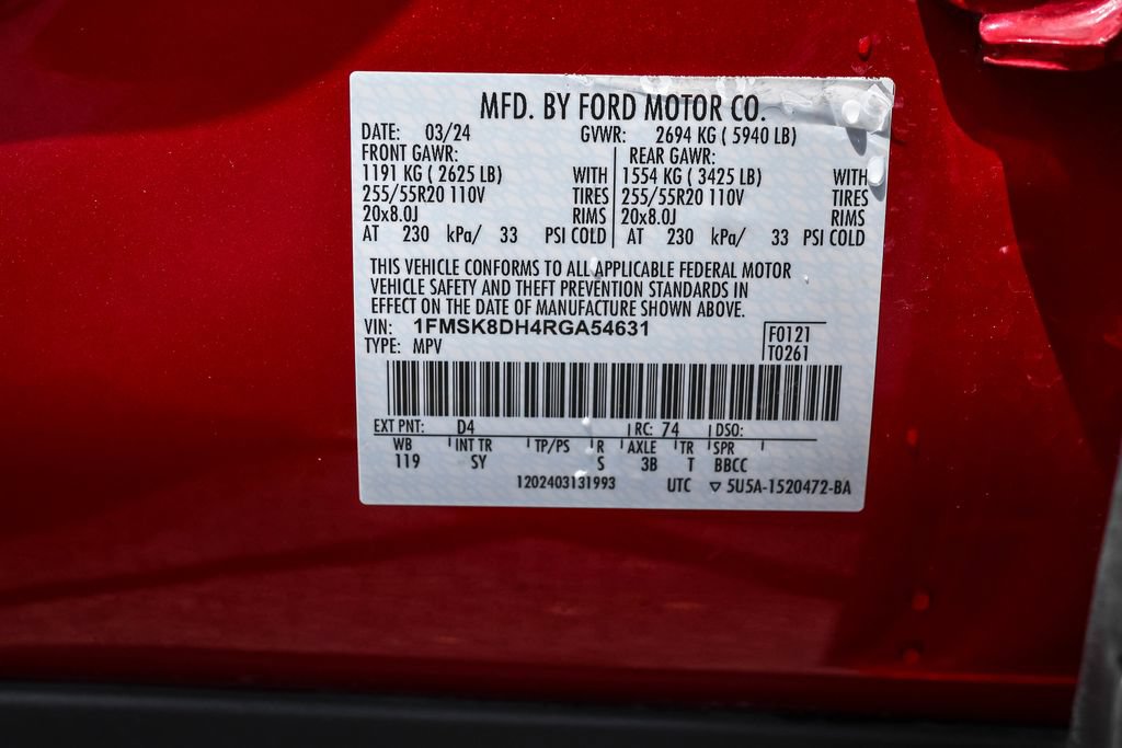 Used 2024 Ford Explorer XLT w/ Equipment Group 202A AWD/4WD image 41