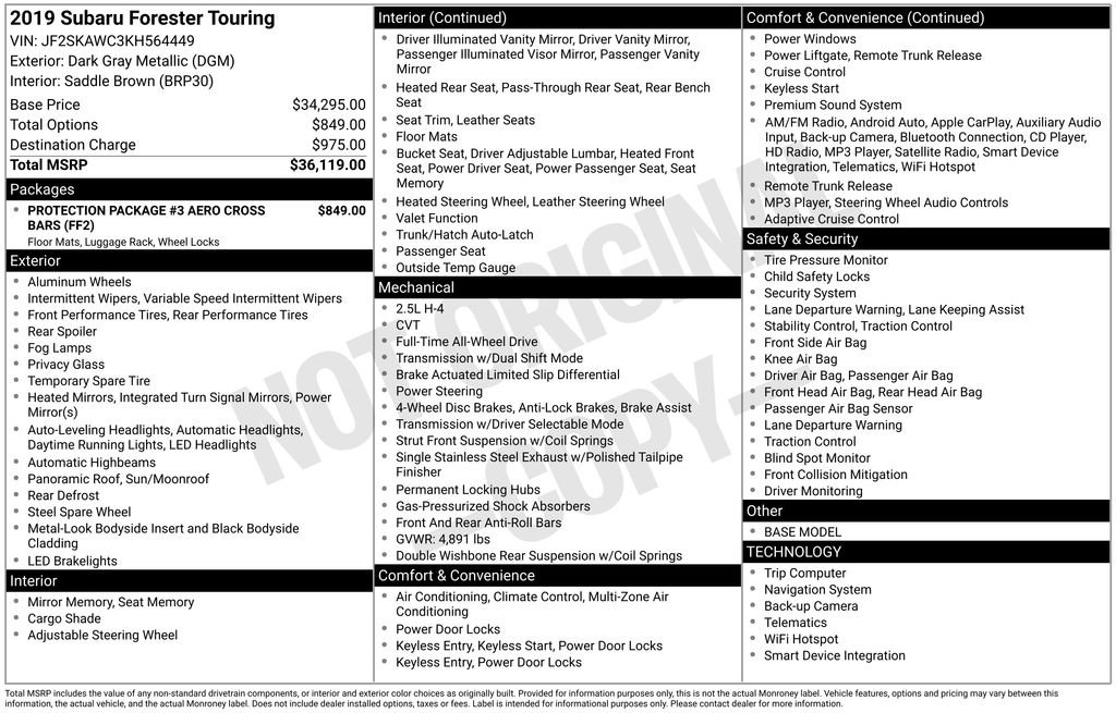 Used 2019 Subaru Forester Touring image 5