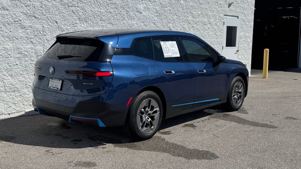 Used 2023 BMW iX xDrive50 w/ BMW I Signature Blue Package AWD/4WD image 3