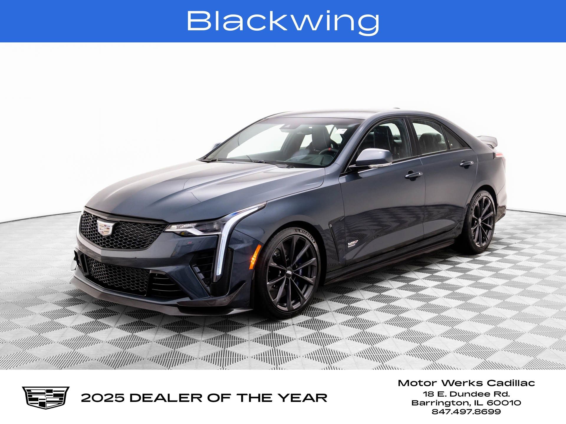 Certified 2025 Cadillac CT4 V Blackwing w/ Carbon Fiber 1 Package image 1