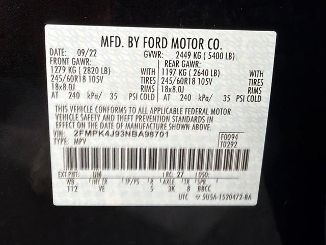 Used 2022 Ford Edge SEL w/ Convenience Package AWD/4WD image 29