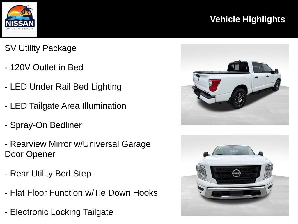 Used 2024 Nissan Titan SV w/ SV Convenience Package image 19