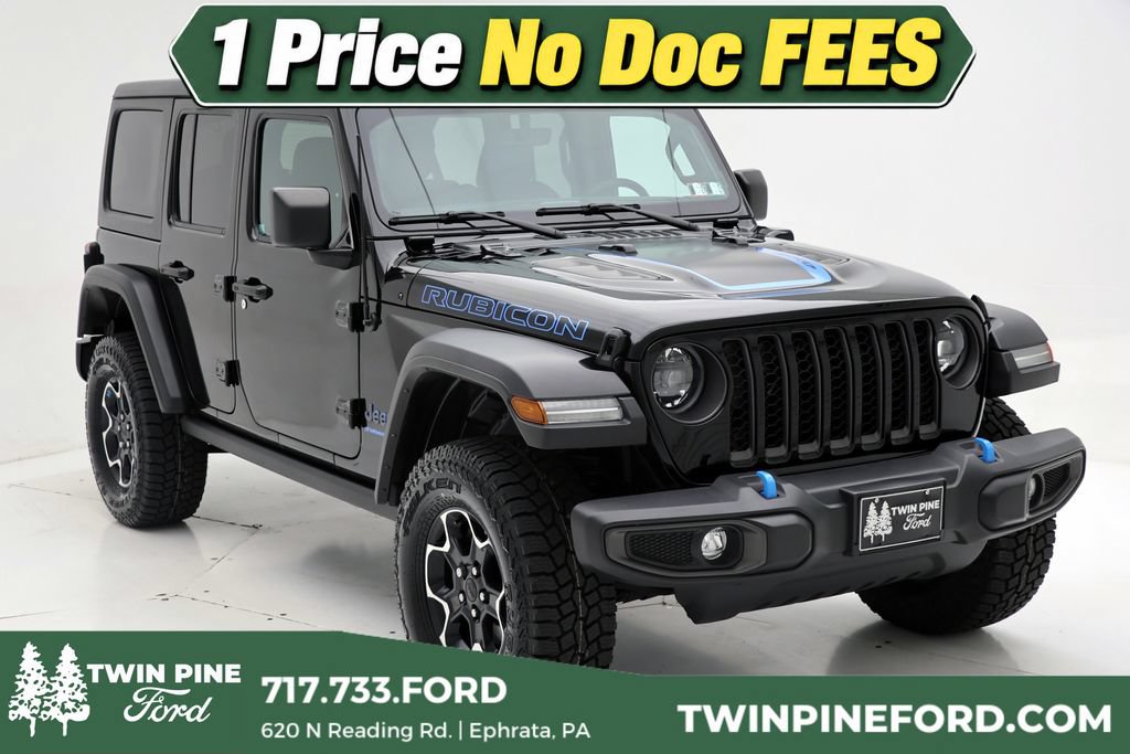 Used 2023 Jeep Wrangler Unlimited Rubicon 4xe w/ Cold Weather Group AWD/4WD image 1