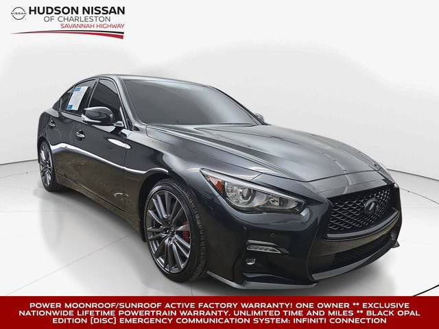 Used 2023 INFINITI Q50 Red Sport 400 w/ Black Opal Edition