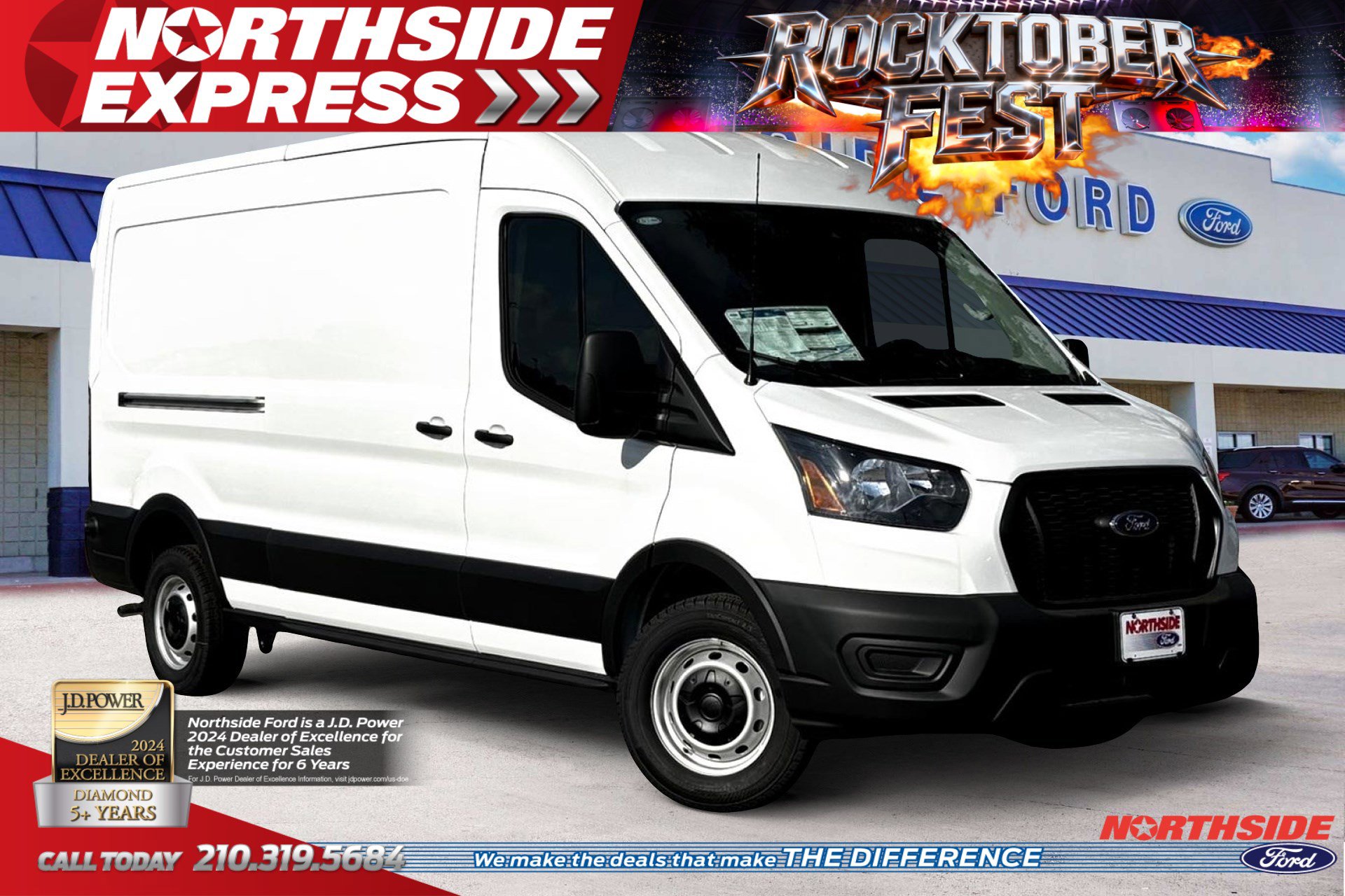 New 2025 Ford Transit 150 148 Medium Roof w/ Load Area Protection Package