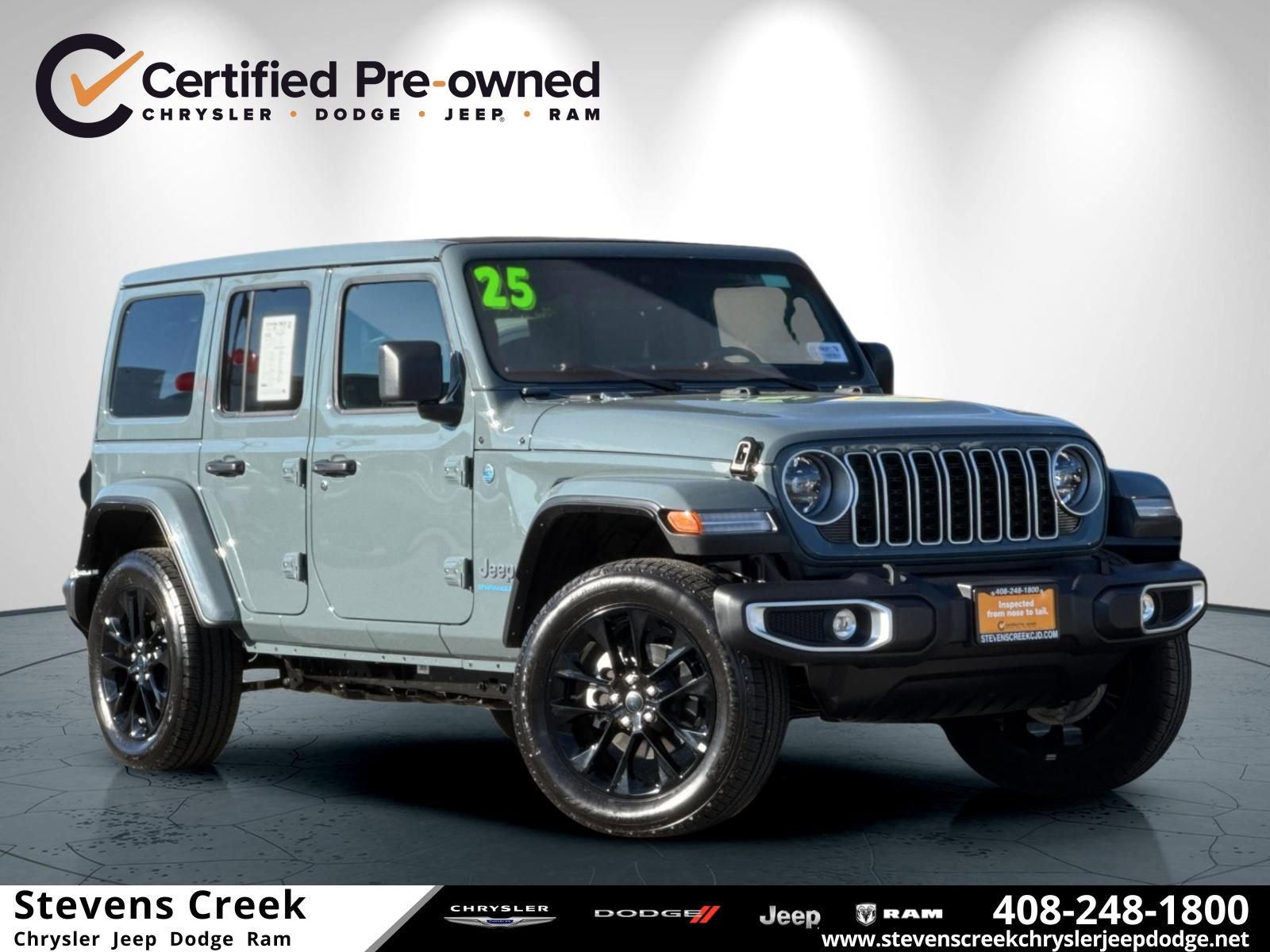 Certified 2025 Jeep Wrangler Unlimited Sahara w/ Safety Group image 1