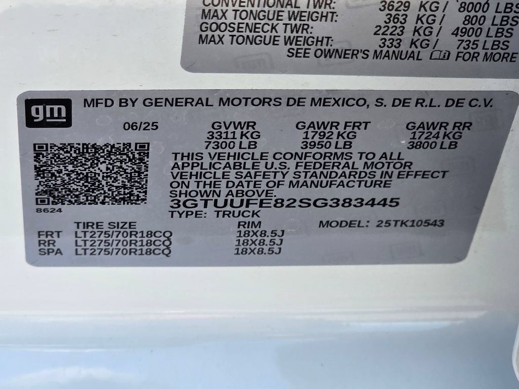 Certified 2025 GMC Sierra 1500 AT4X AWD/4WD image 58