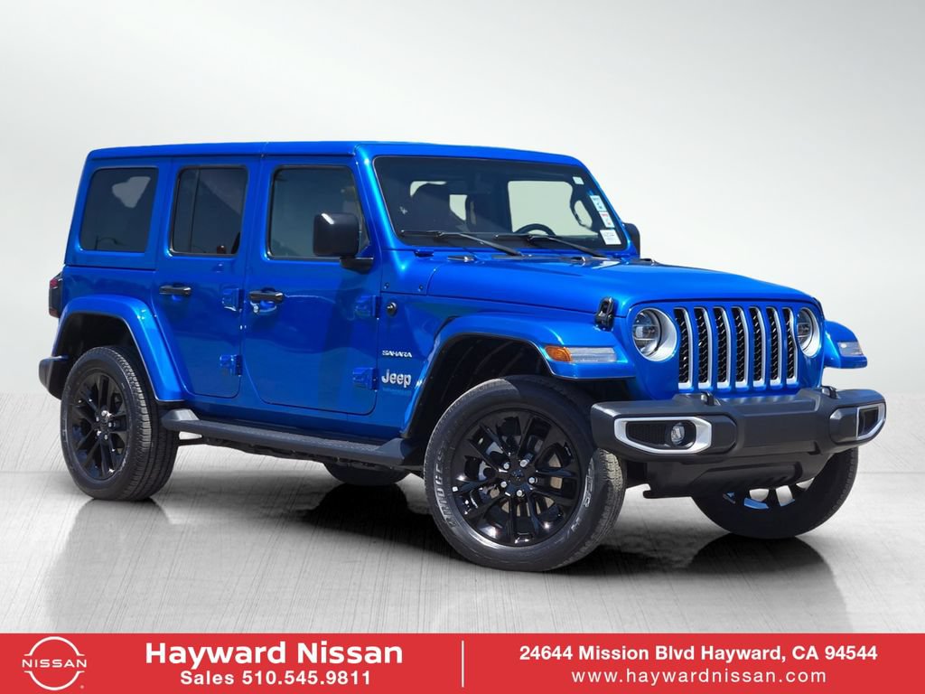 Used 2021 Jeep Wrangler Unlimited Sahara w/ Cold Weather Group AWD/4WD image 1