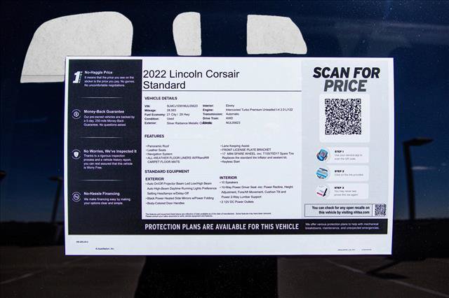 Used 2022 Lincoln Corsair AWD w/ Premium Package image 29
