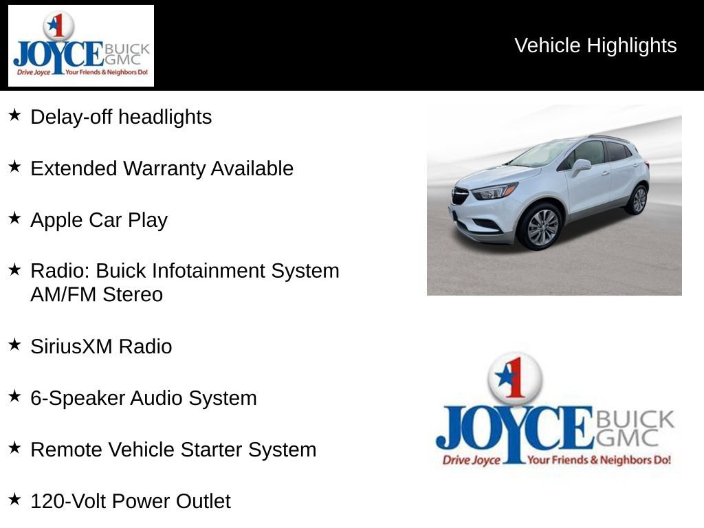 Certified 2019 Buick Encore Preferred w/ Safety Package FWD image 25