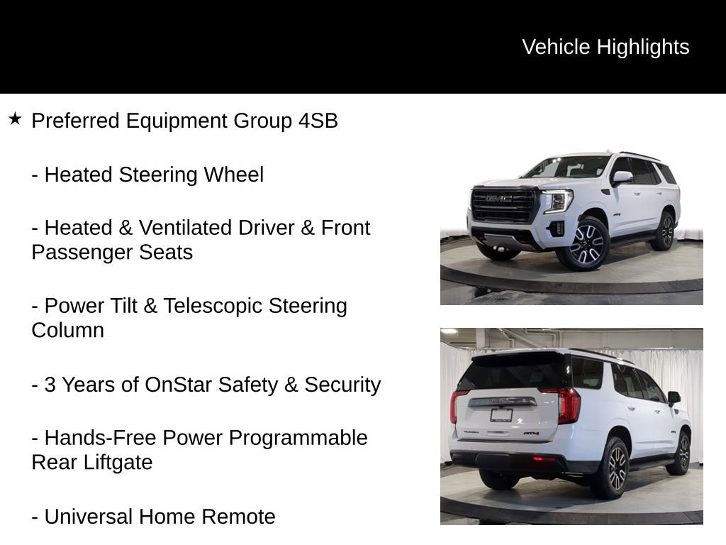 Used 2023 GMC Yukon AT4 w/ Technology Package image 19