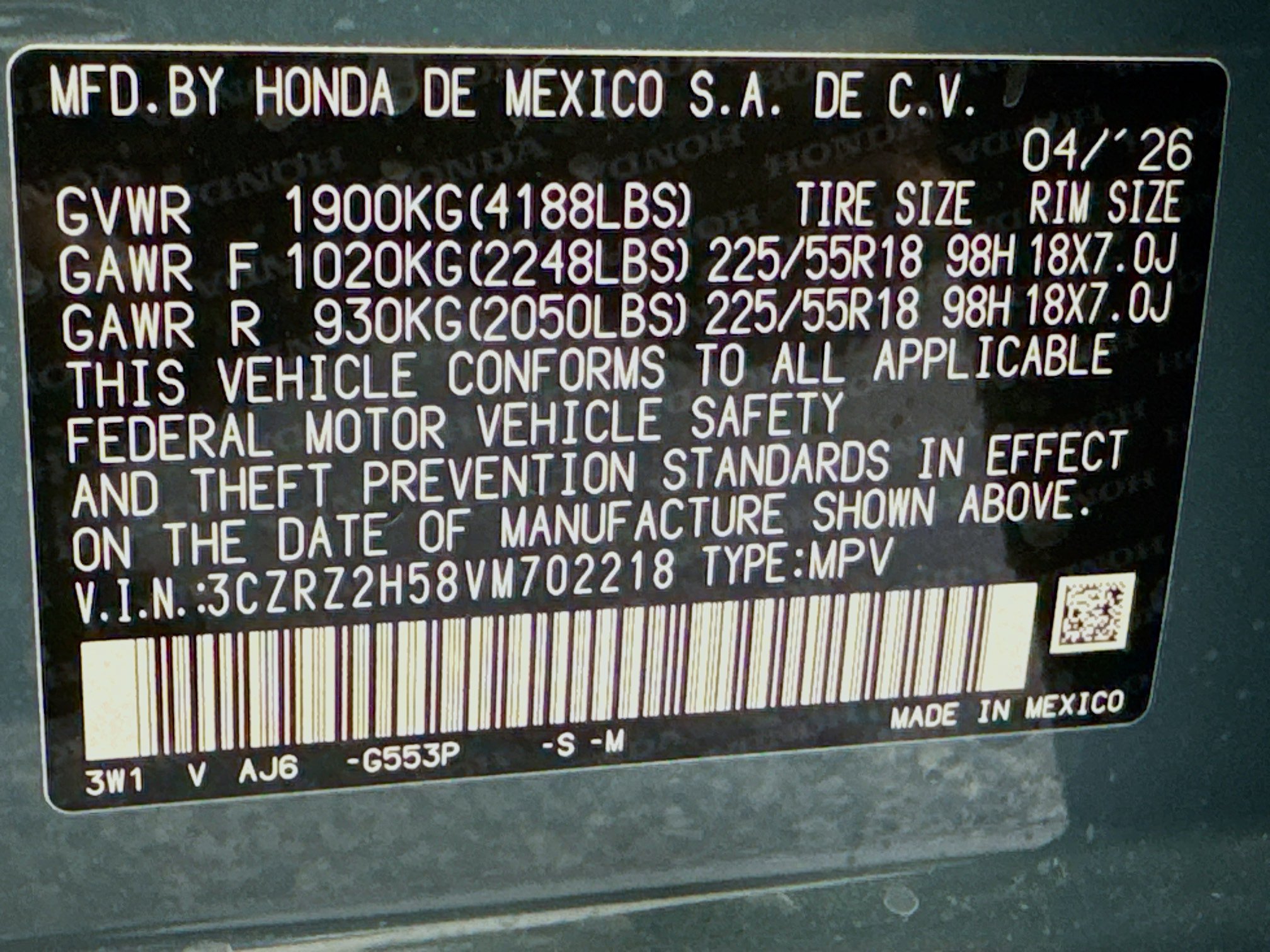 New 2027 Honda HR-V Sport image 30