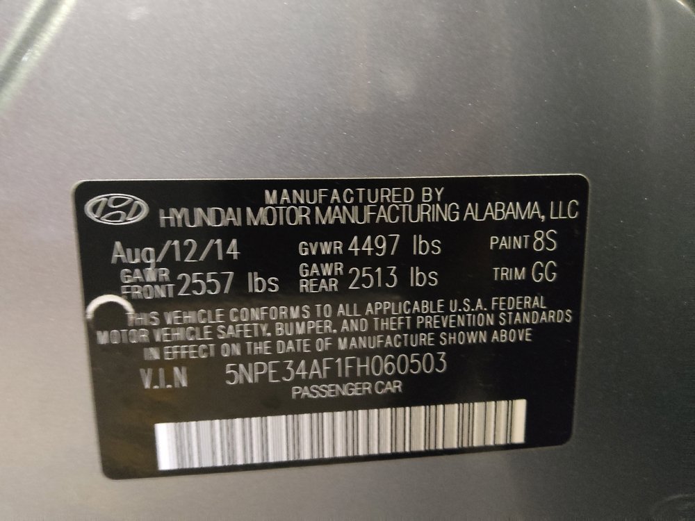 Used 2015 Hyundai Sonata Limited w/ Option Group 06 FWD image 33