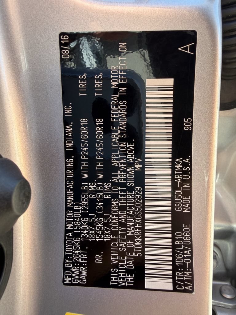 Used 2016 Toyota Highlander XLE FWD image 31