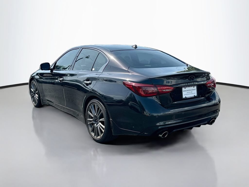 Used 2024 INFINITI Q50 Red Sport 400 w/ Black Opal Edition RWD image 3