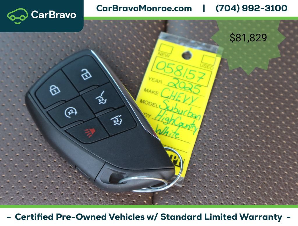 Certified 2025 Chevrolet Suburban High Country AWD/4WD image 52