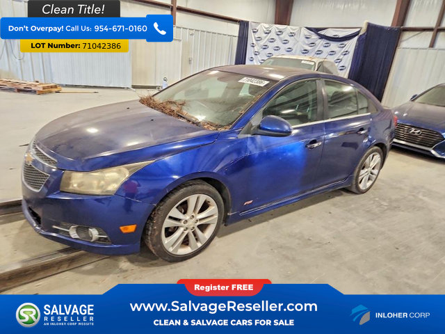 Used 2012 Chevrolet Cruze LTZ w/ RS Package FWD image 1