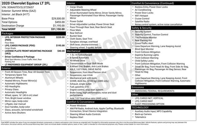 Used 2020 Chevrolet Equinox LT image 5