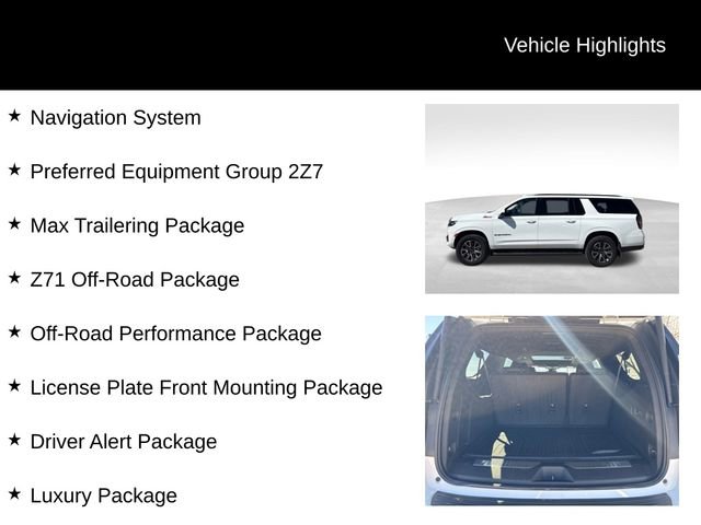 Certified 2023 Chevrolet Suburban Z71 w/ Z71 Off-Road Package image 3