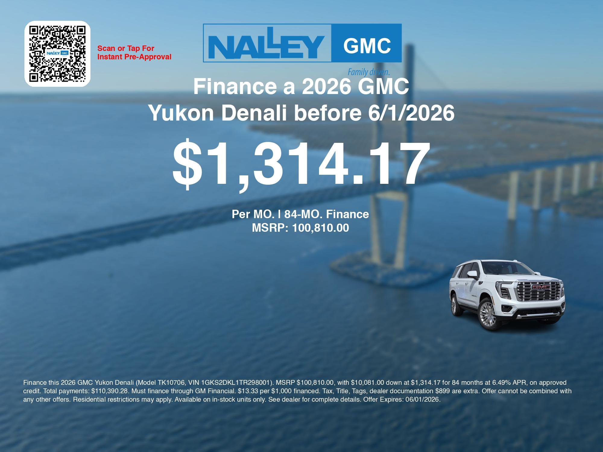New 2026 GMC Yukon Denali w/ Denali Reserve Package AWD/4WD image 7
