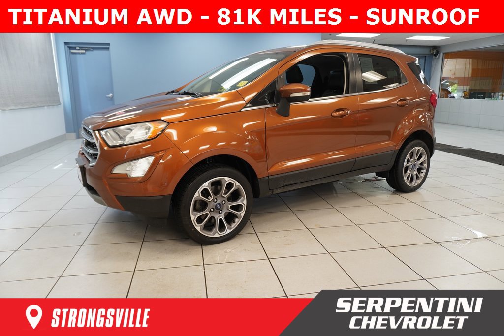 Used 2018 Ford EcoSport Titanium w/ Titanium Cold Weather Package