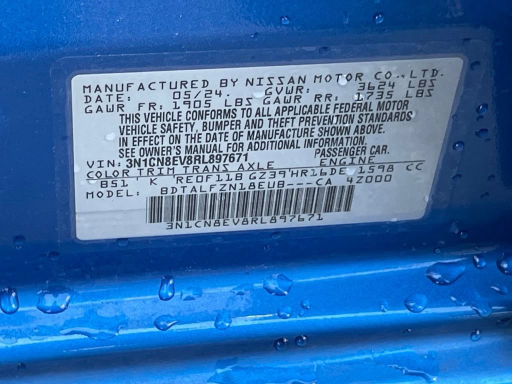 Used 2024 Nissan Versa SV FWD image 33