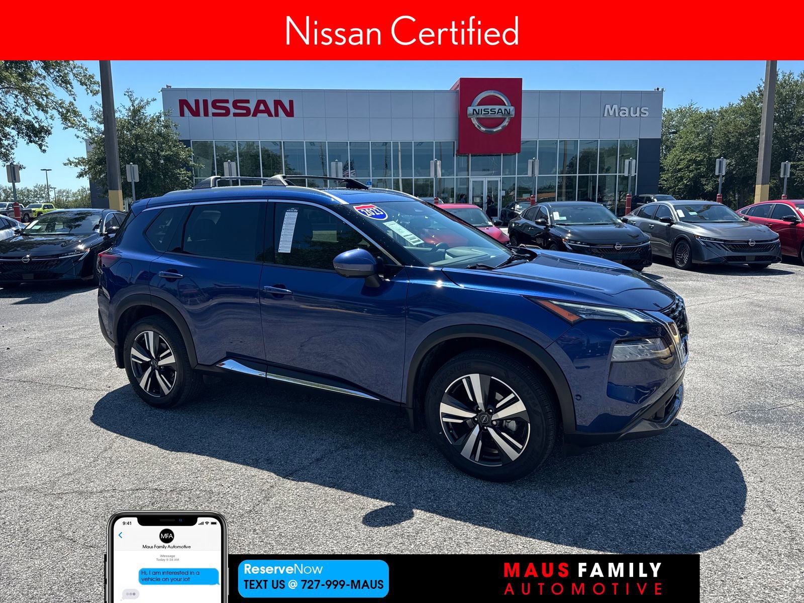 Certified 2023 Nissan Rogue SL w/ SL Premium Package FWD image 1