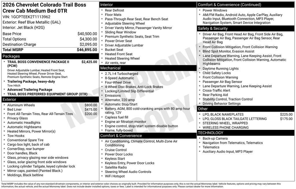 New 2026 Chevrolet Colorado Trail Boss image 4
