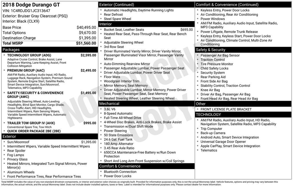 Used 2018 Dodge Durango GT w/ Technology Group image 40