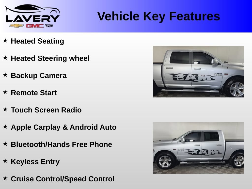 Used 2017 RAM 1500 Sport w/ Convenience Group AWD/4WD image 2