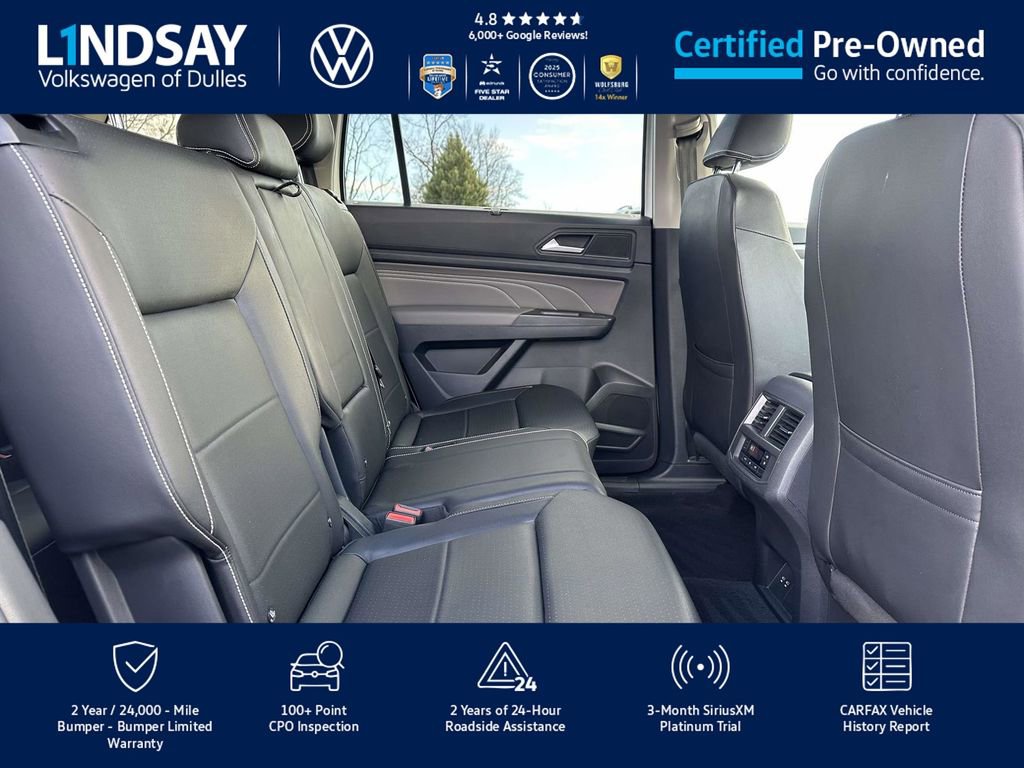 Certified 2023 Volkswagen Atlas SE w/ Black Wheel Package image 13