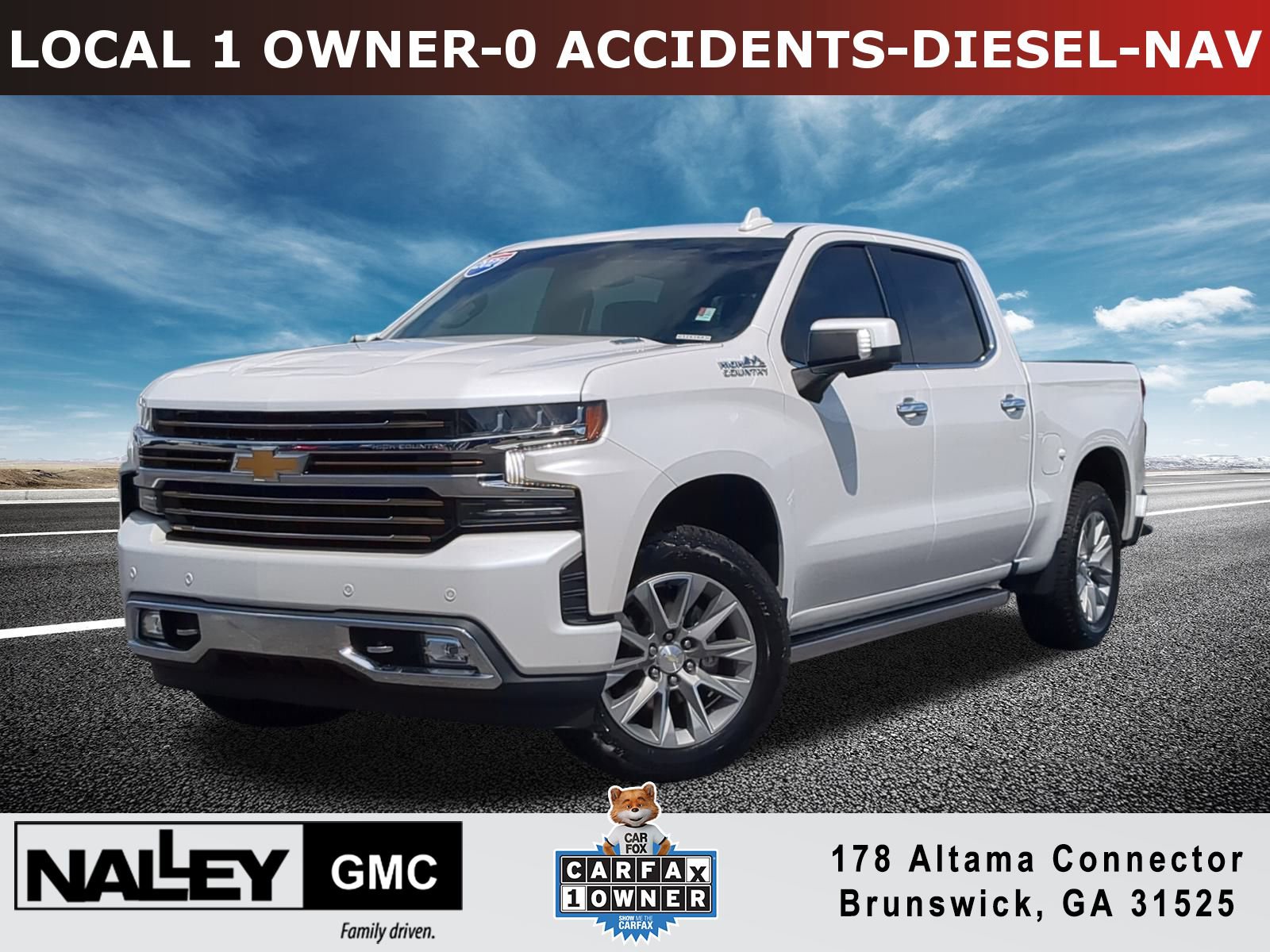 Used 2021 Chevrolet Silverado 1500 High Country w/ Safety Package II