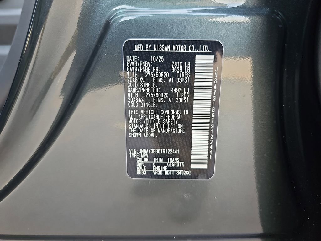 New 2026 Nissan Armada Platinum image 40