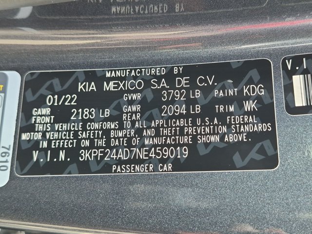 Used 2022 Kia Forte LXS FWD image 23