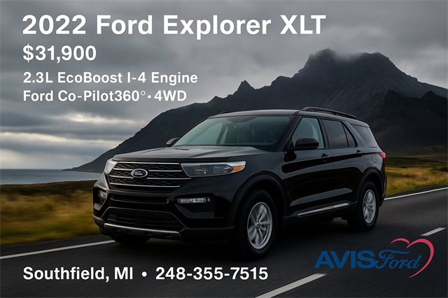 Used 2022 Ford Explorer XLT w/ Equipment Group 202A