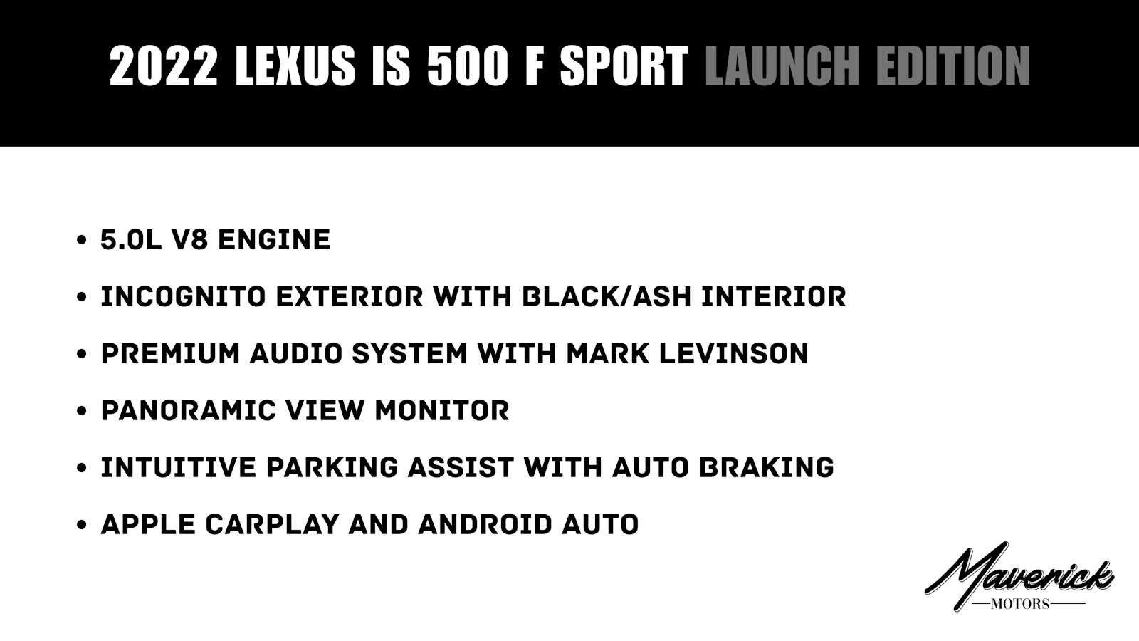 Used 2022 Lexus IS 500 RWD image 2