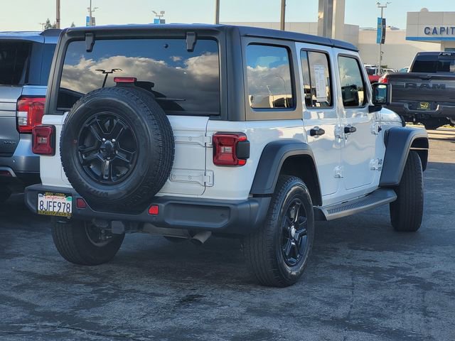 Certified 2018 Jeep Wrangler Unlimited Sport S AWD/4WD image 4