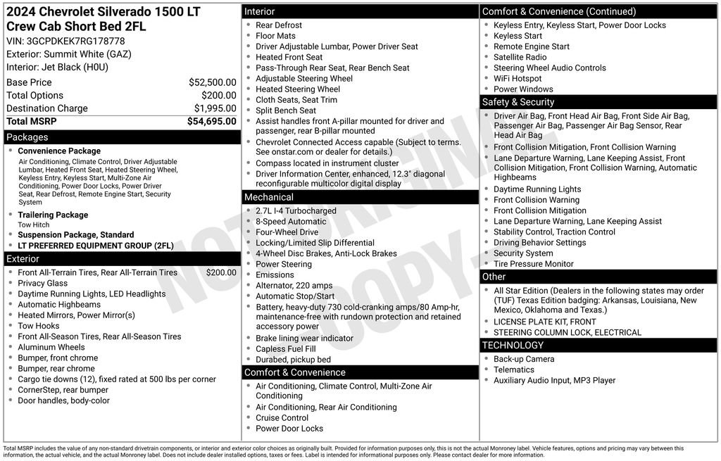 Used 2024 Chevrolet Silverado 1500 LT image 2