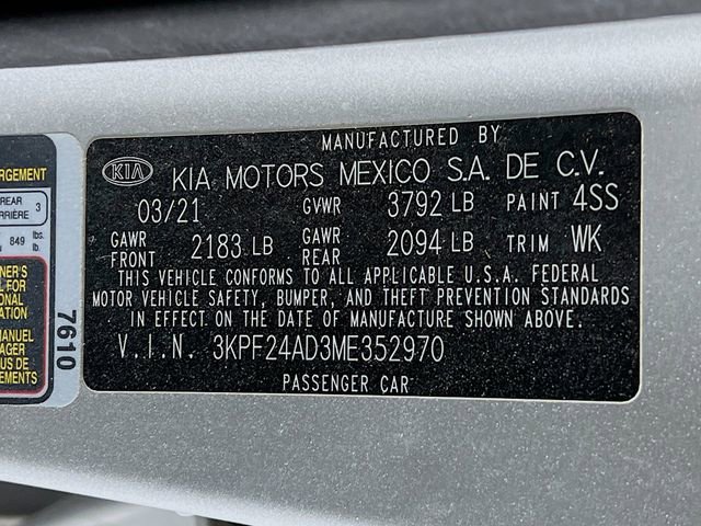 Used 2021 Kia Forte LXS image 11